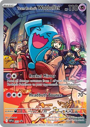 Pokemon TCG Team Rocket’s Wobbuffet SVP203 Promo