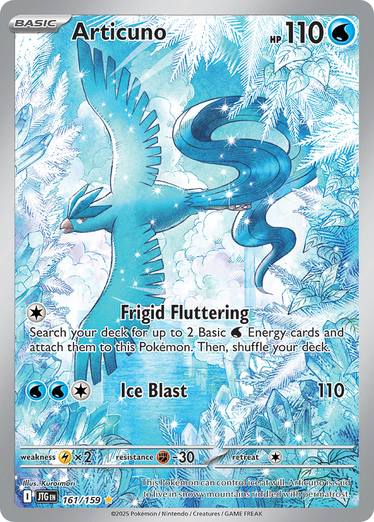 Pokemon TCG Articuno EX 161/159 Journey Together