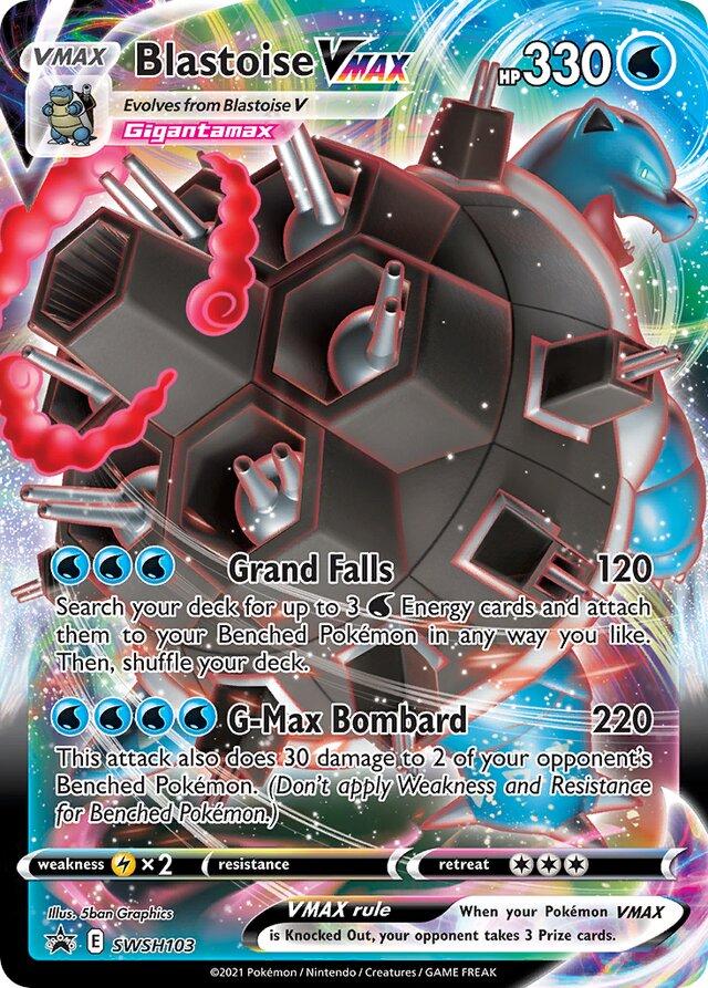 Pokemon TCG Blastoise VMAX SWSH103 Promo