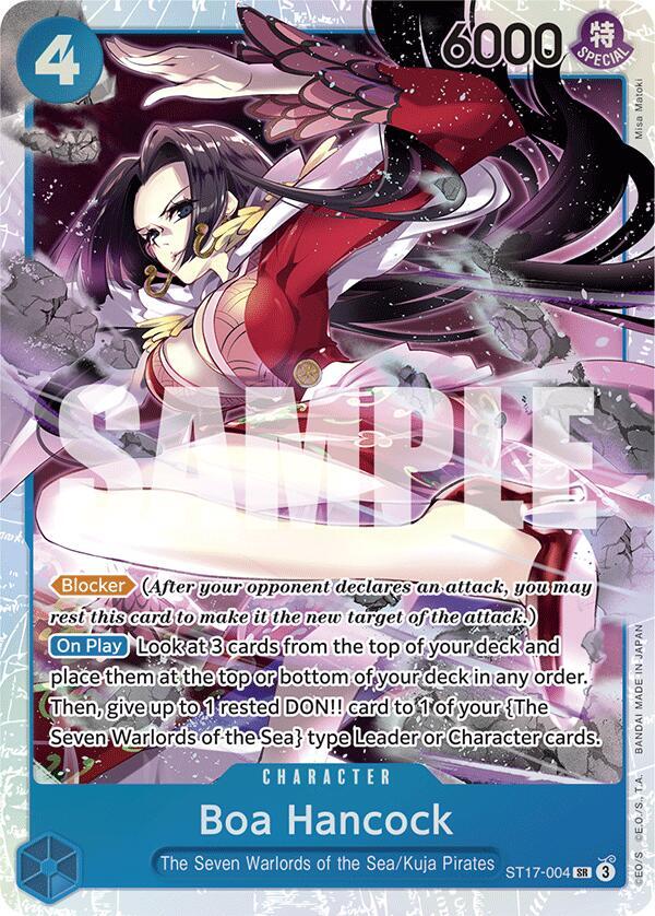 One Piece Card Game Boa Hancock ST17 Starter Deck ST17-004