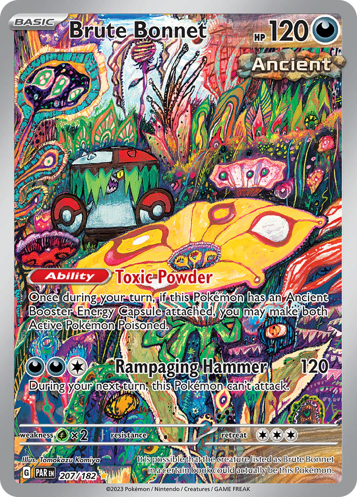 Pokemon TCG Brute Bonnet 207/182 Paradox Rift