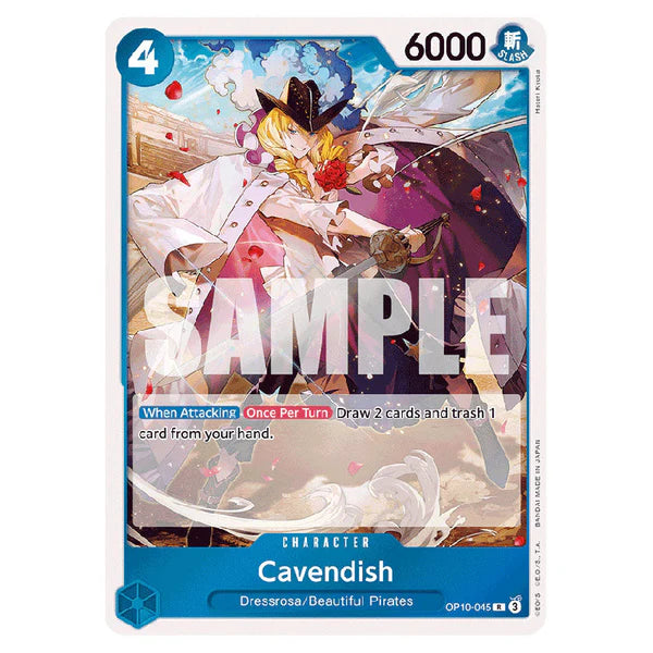 One Piece Card Game Cavendish OP10 Royal Blood OP10-045