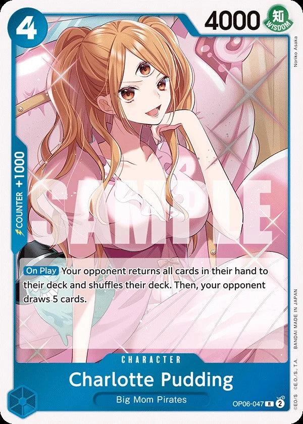 One Piece Card Game Charlotte Pudding OP06 Wings of the Captain OP06-047
