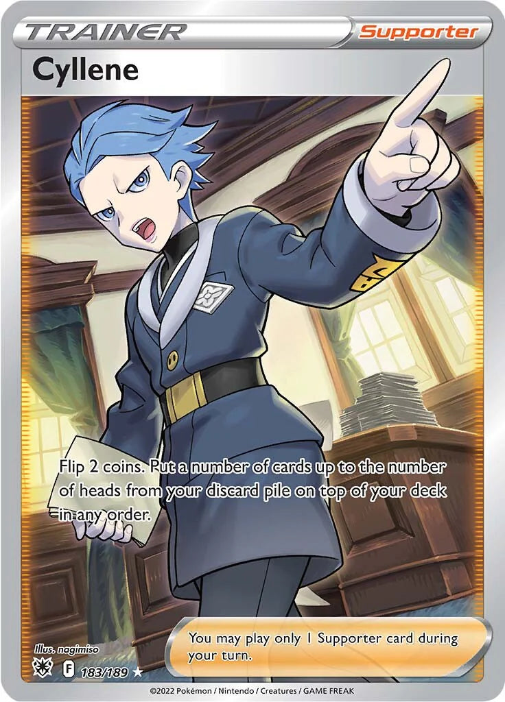 Pokemon TCG Cyllene 183/189 Full Art Trainer 183/189 Astral Radiance