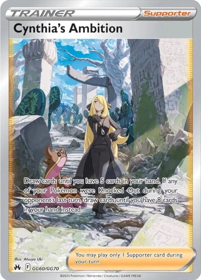 Pokemon TCG Cynthia's Ambition GG60/GG70 Crown Zenith