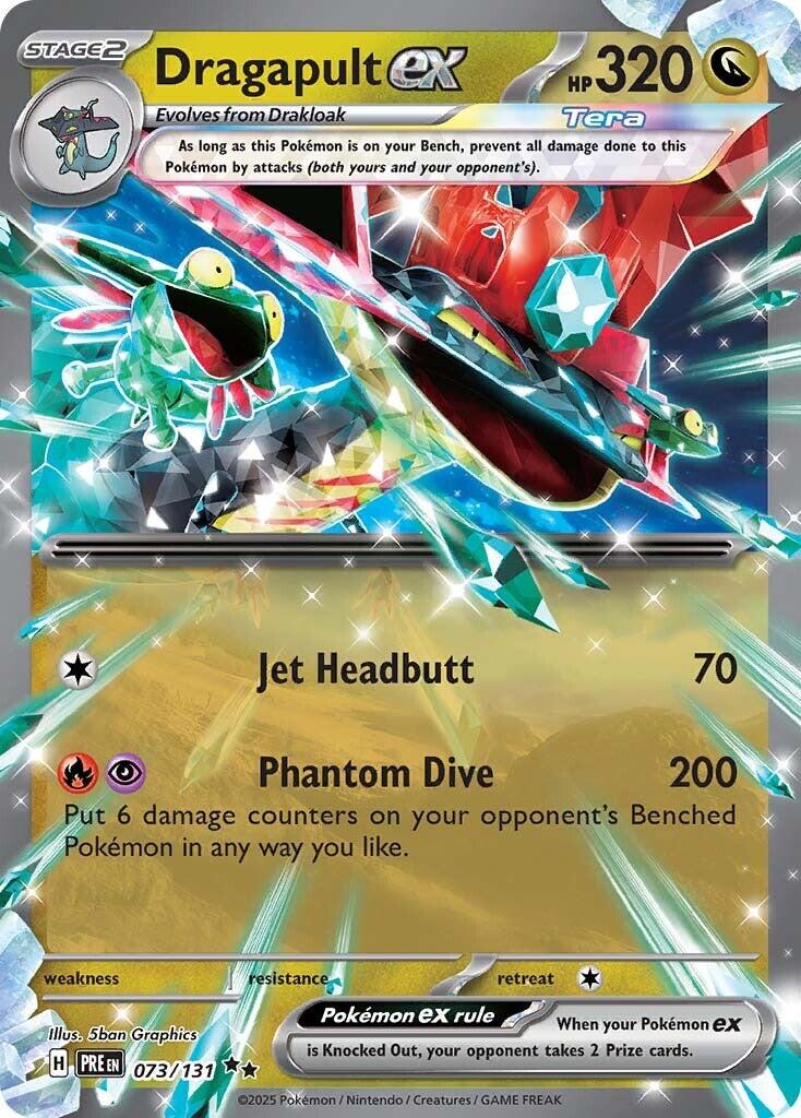 Pokemon TCG Dragapult EX 073/131 Prismatic Evolutions