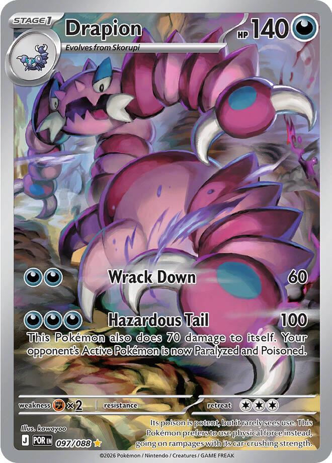 Pokemon TCG Drapion 097/088 Perfect Order