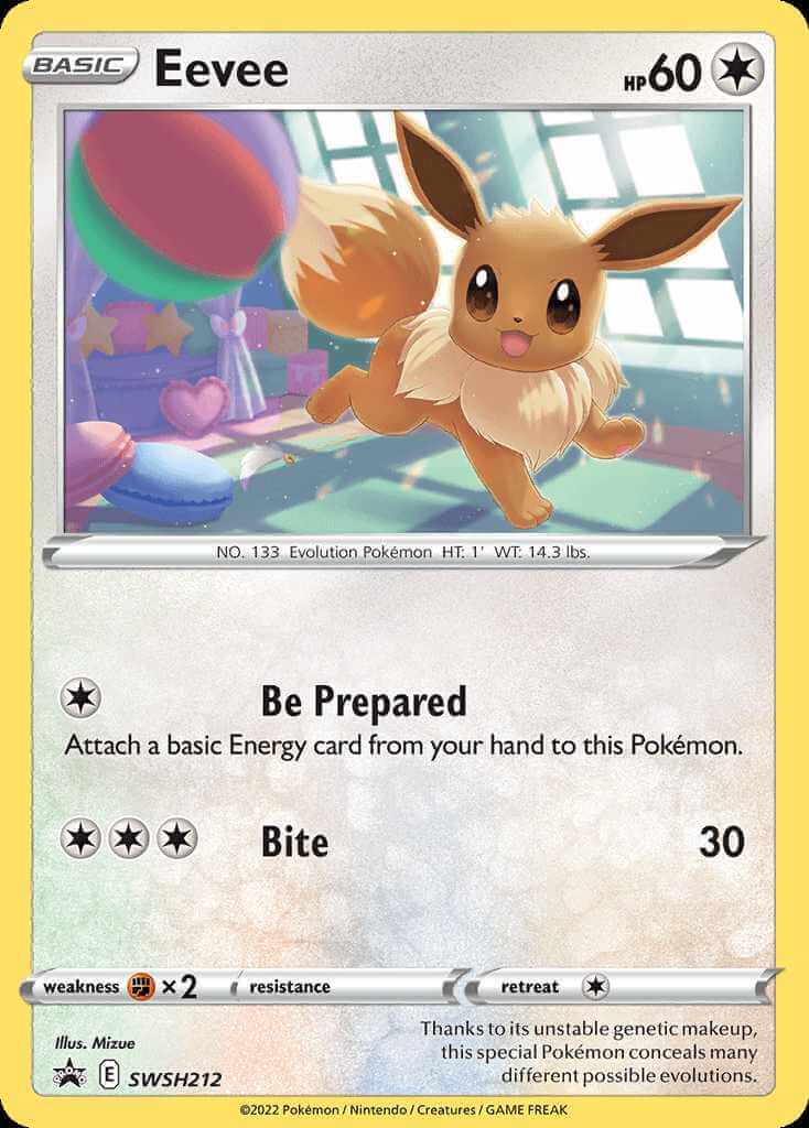 Pokemon TCG Eevee SWSH212 Promo