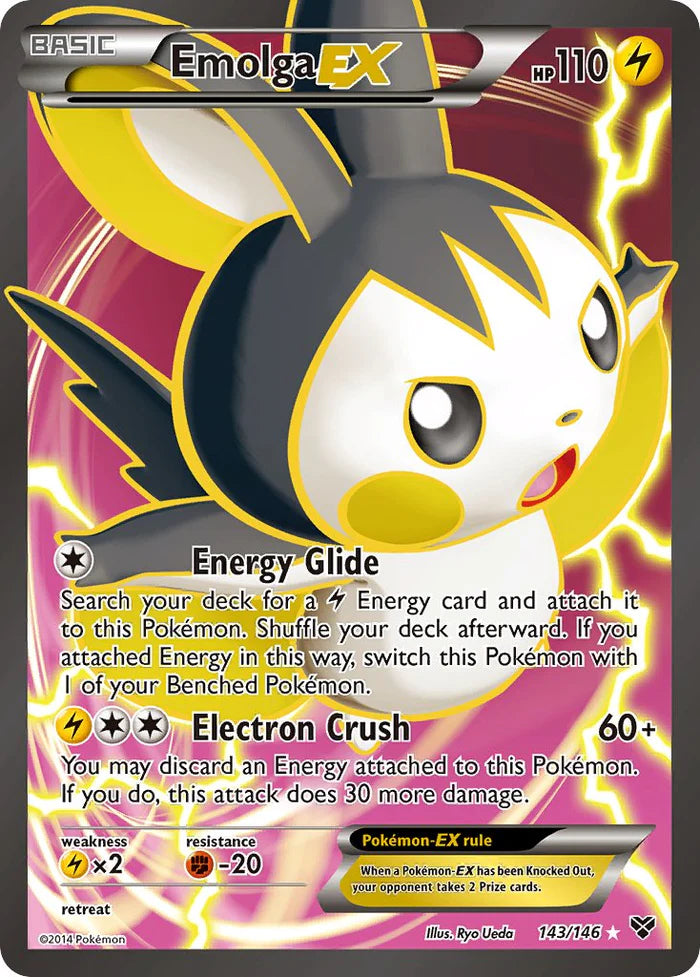 Pokemon TCG Emolga EX 143/146 XY