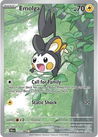 Pokemon TCG Emolga 112/086 Black Bolt