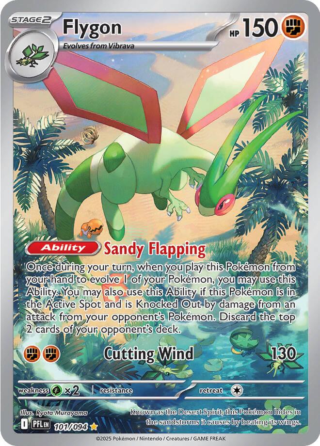 Pokemon TCG Flygon 101/094 Phantasmal Flames