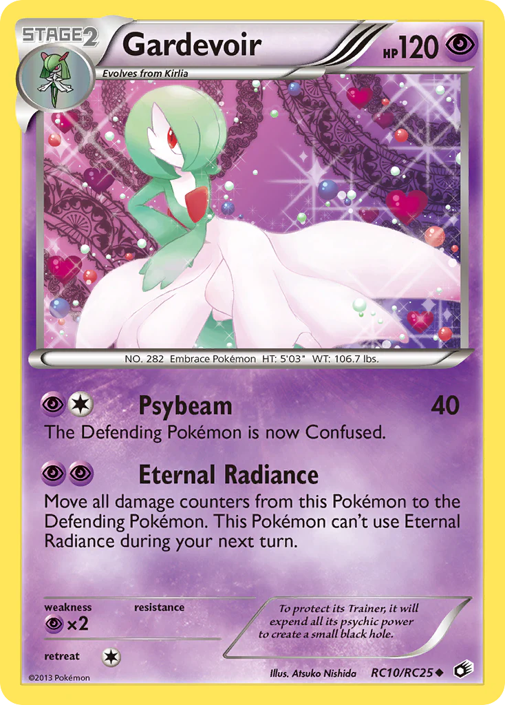 Pokemon TCG Gardevoir RC10/RC25 Legendary Treasures