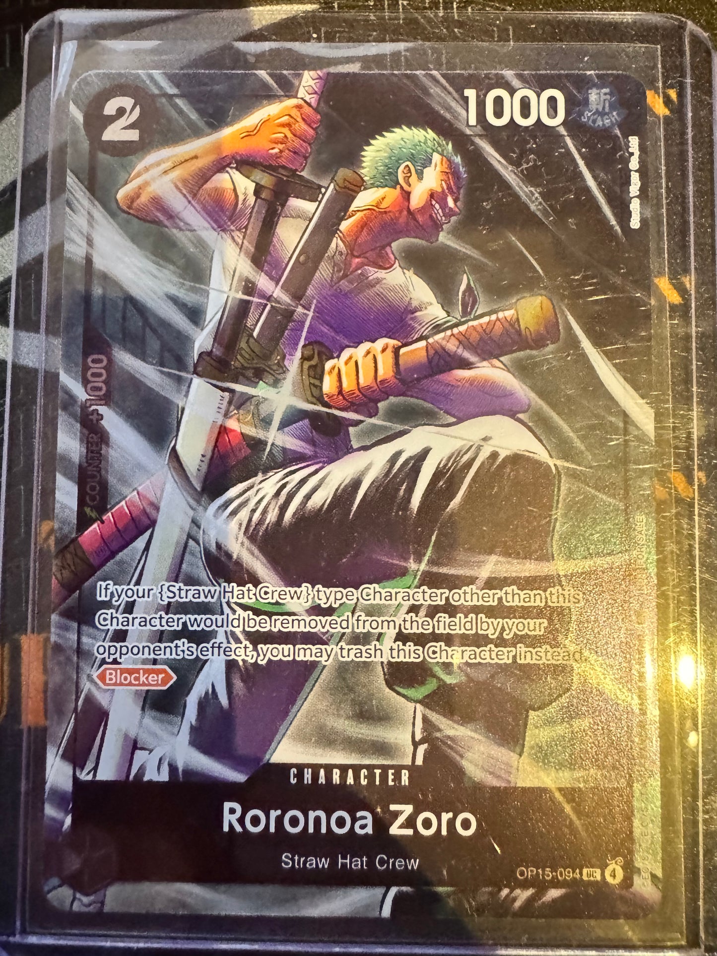 One Piece Card Game Roronoa Zoro OP15 Dash Pack OP15-094