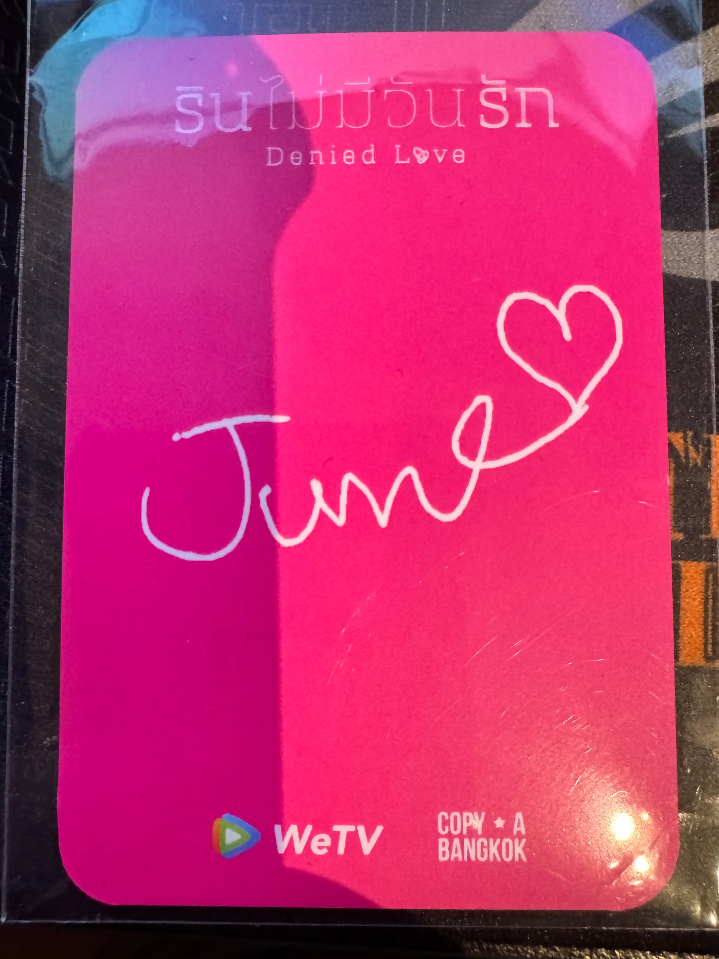 Photocard June Nannirin Denied Love The Series WeTV Event
