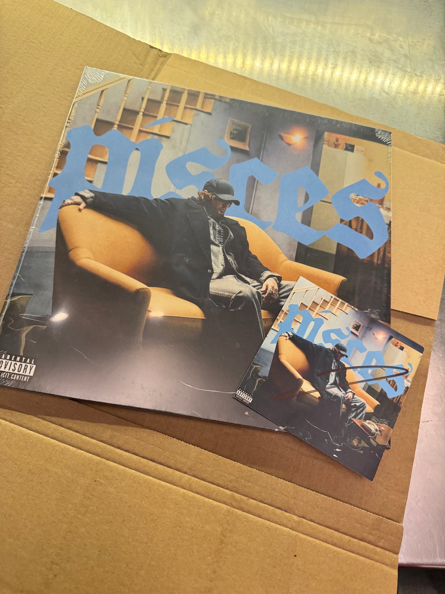 Vinyl James Arther Pisces Blue Vinyl With Sign Art Card