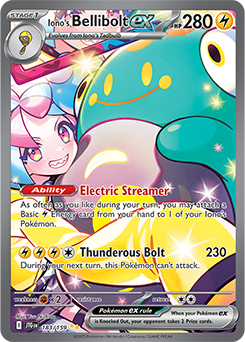 Pokemon TCG Iono's Bellibolt EX 183/159 Journey Together