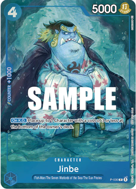 One Piece Card Game Jinbe Promo P-030
