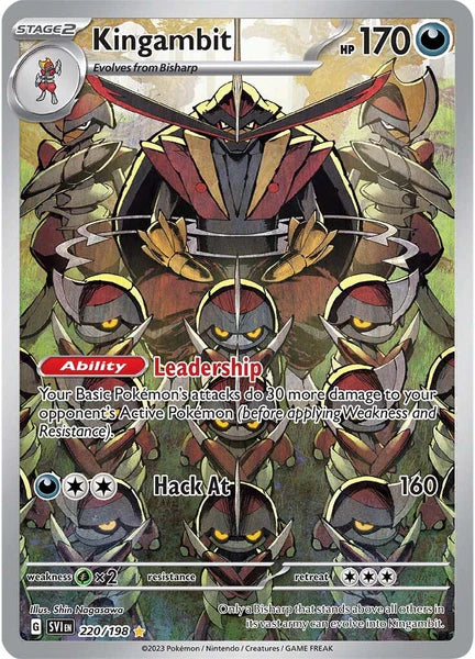Pokemon TCG Kingambit 220/198 Scarlet & Violet