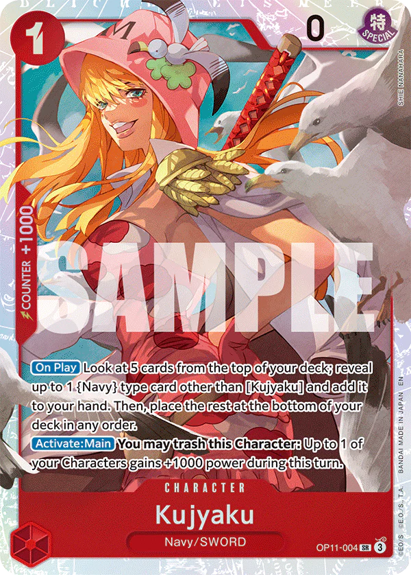 One Piece Card Game Kujyaku OP11 A Fist of Divine Speed OP11-004