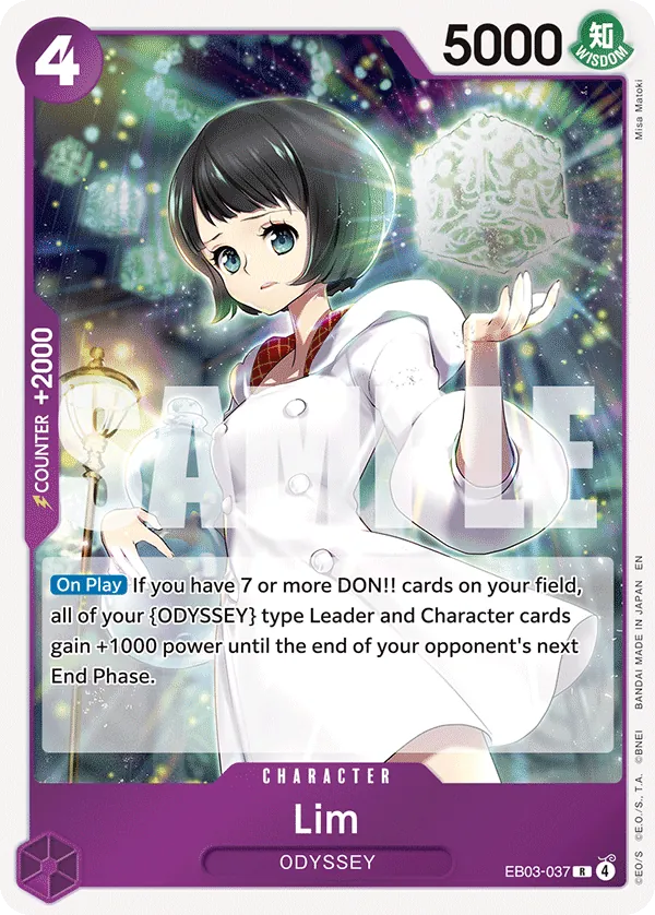 One Piece Card Game Lim EB03 Extra Booster One Piece Heroines Edition EB03-037