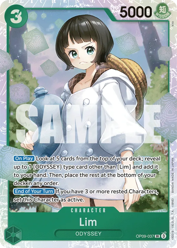 One Piece Card Game Lim OP09 Emperors of the New World OP09-037