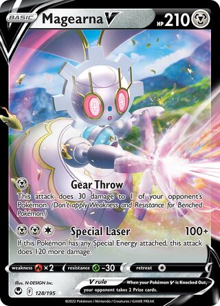 Pokemon TCG Magearna V 128/195 Silver Tempest