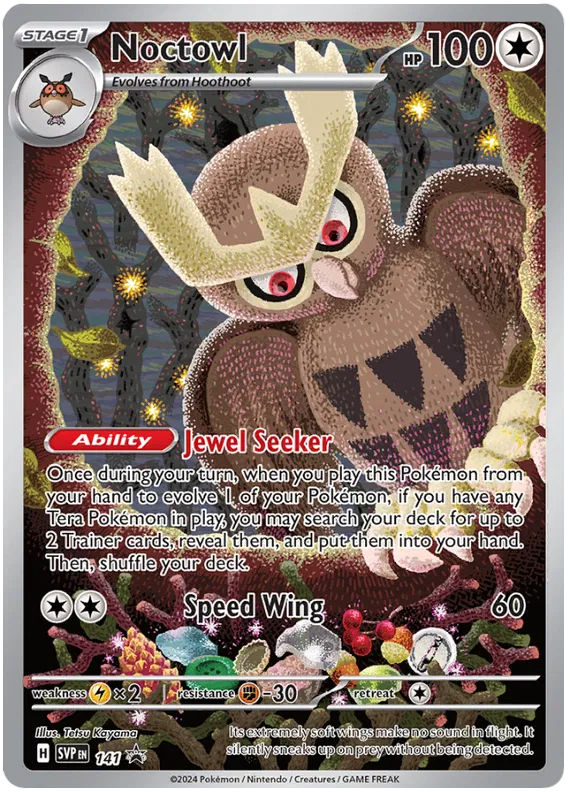 Pokemon TCG Noctowl Promo SVP141