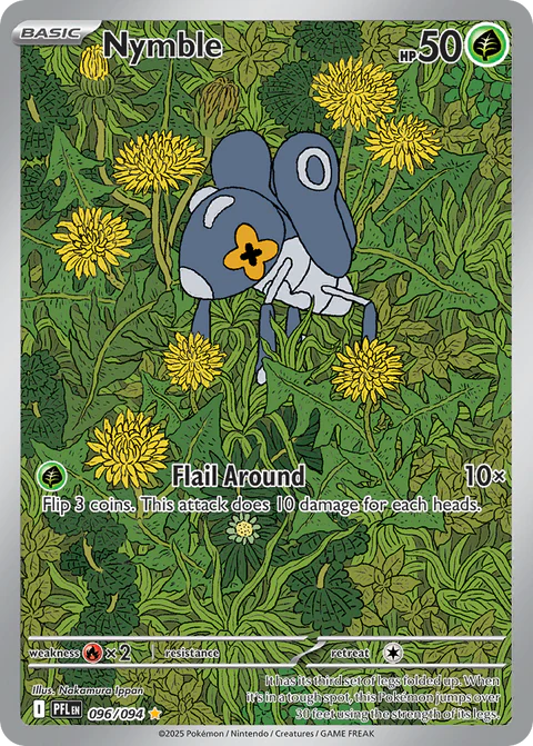 Pokemon TCG Nymble 096/094 Phantasmal Flame