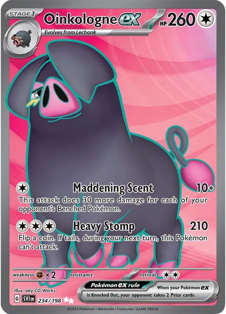 Pokemon TCG Oinkologne 234/198 Scarlet & Violet
