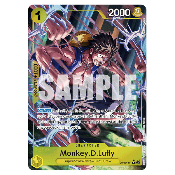 One Piece Card Game Monkey.D.Luffy OP10 Royal Blood OP10-111