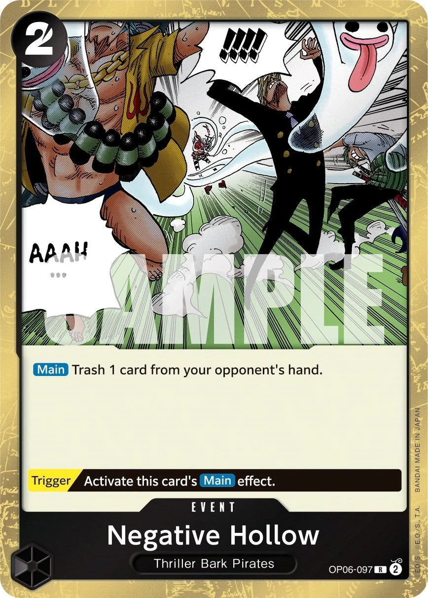 One Piece Card Game Negative Hollow OP06 Wings Of The Captain OP06-097