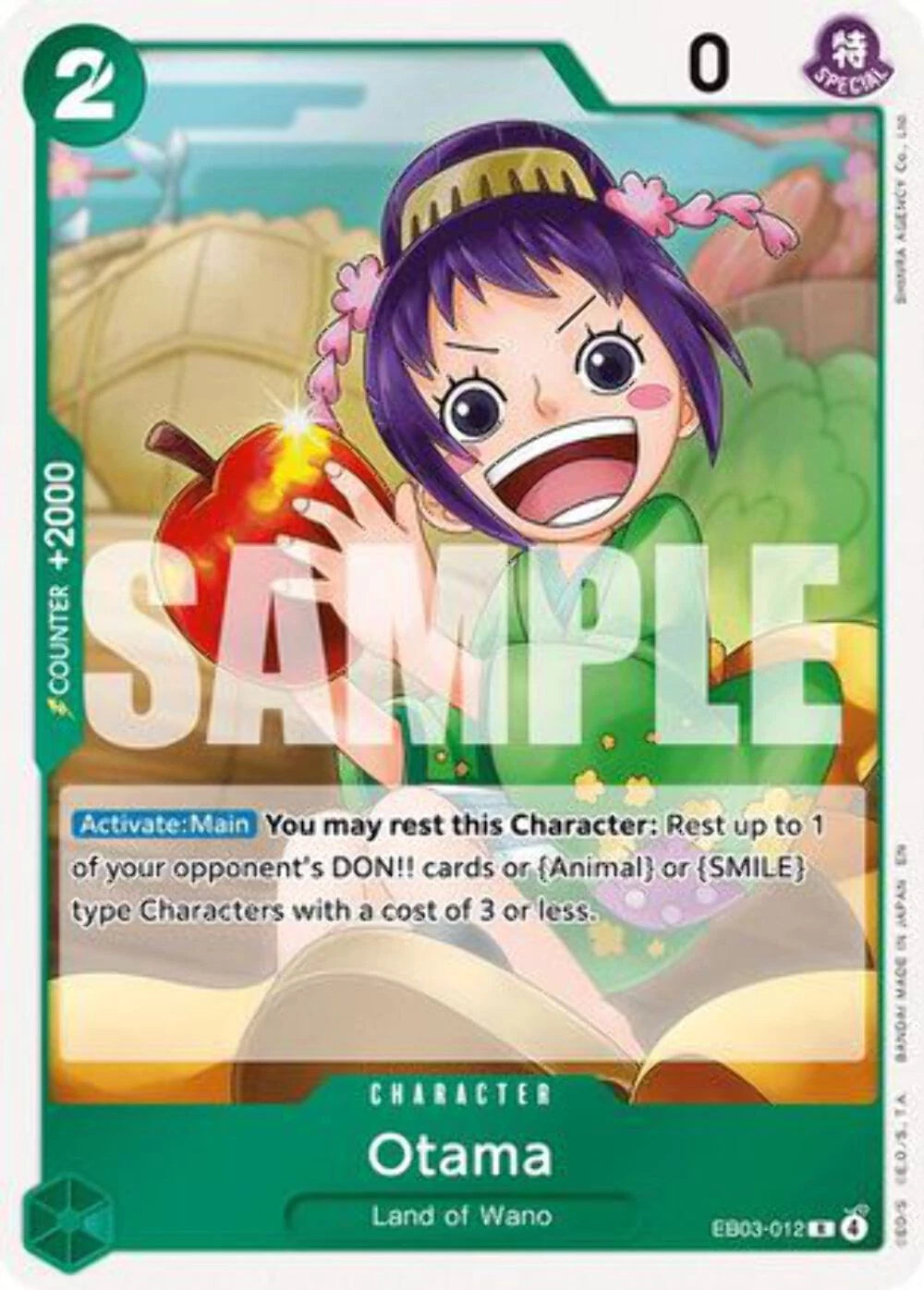 One Piece Card Game Otama EB03 Extra Booster One Piece Heroines Edition EB03-012
