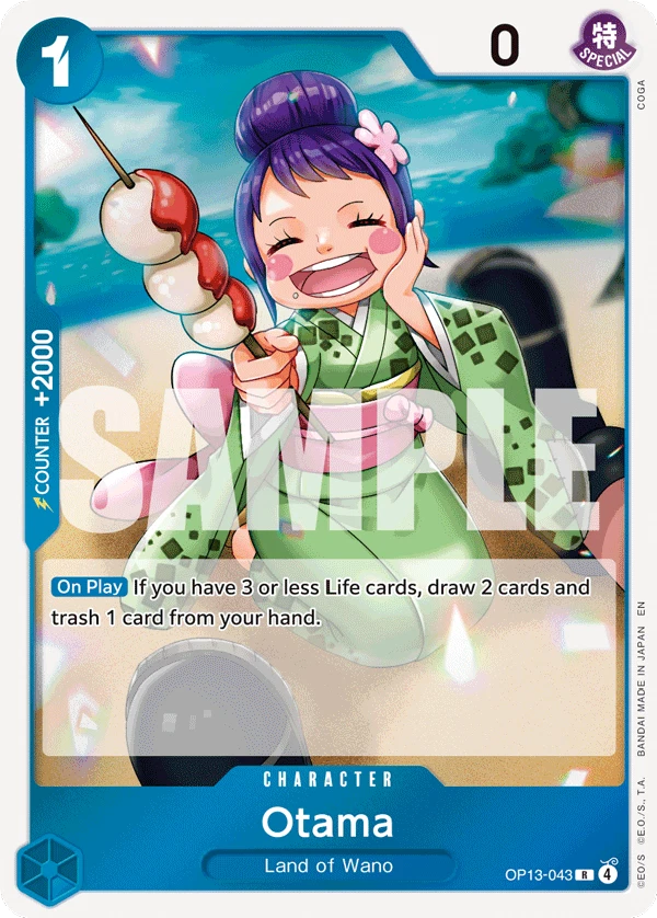 One Piece Card Game Otama OP13 Carrying On His Will OP13-043