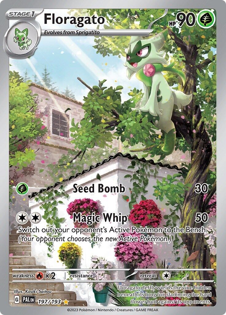 Pokemon TCG Floragato 197/193 Paldea Evolved