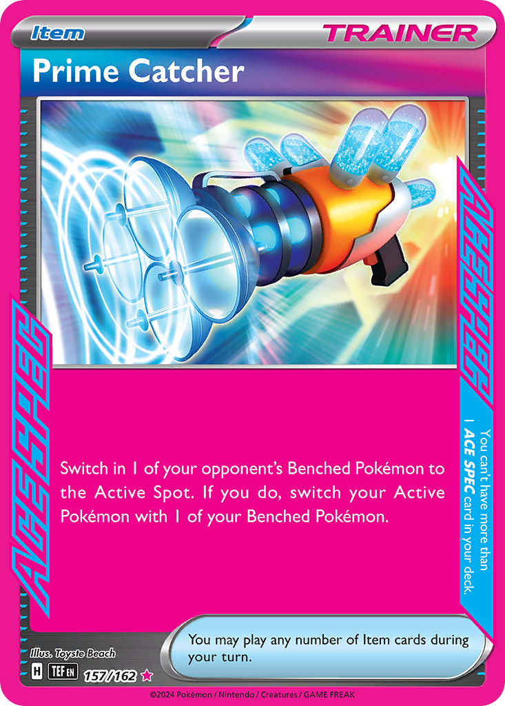 Pokemon TCG Prime Catcher 157/162 Temporal Forces 2Sis Collectibles Pokemon TCG Prime Catcher 157/162 Temporal Forces 2Sis Collectibles