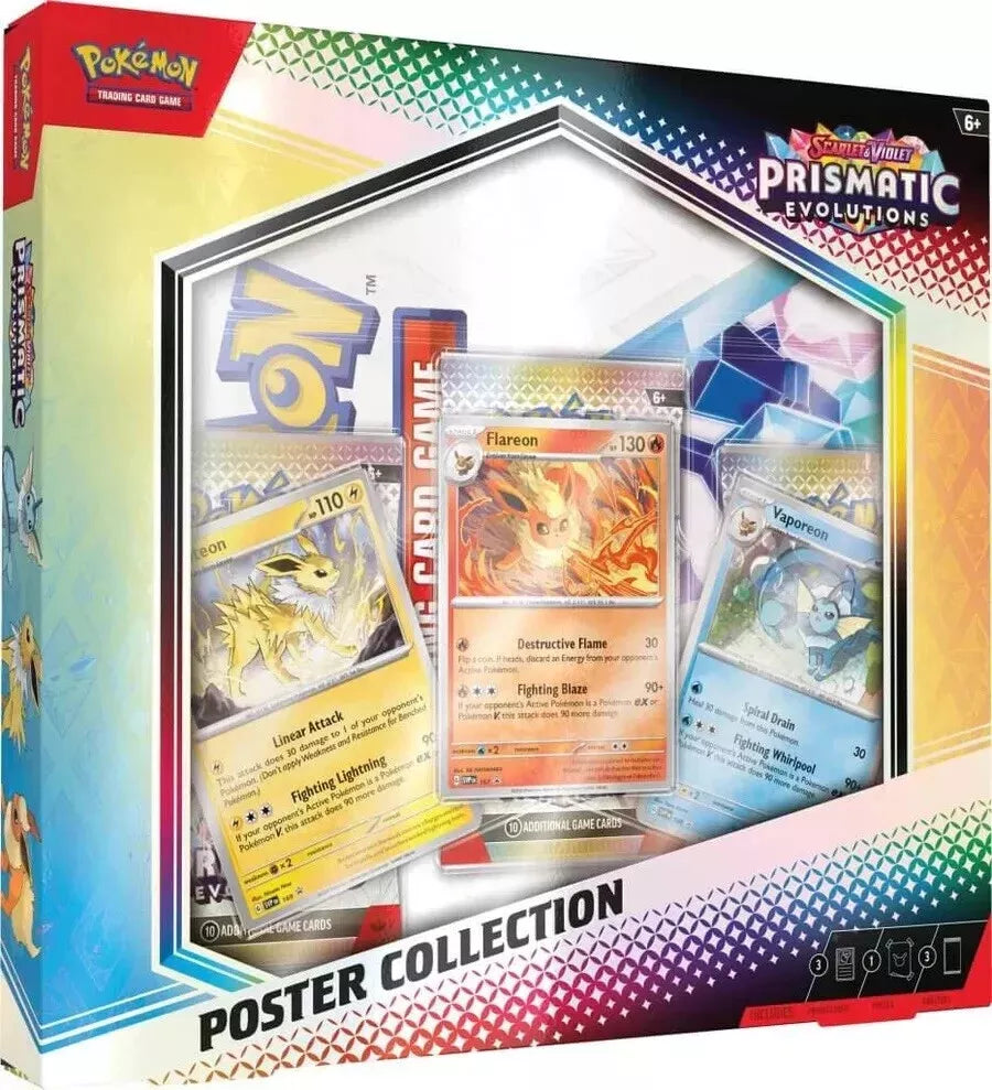Pokemon TCG Prismatic Evolutions Poster Collection
