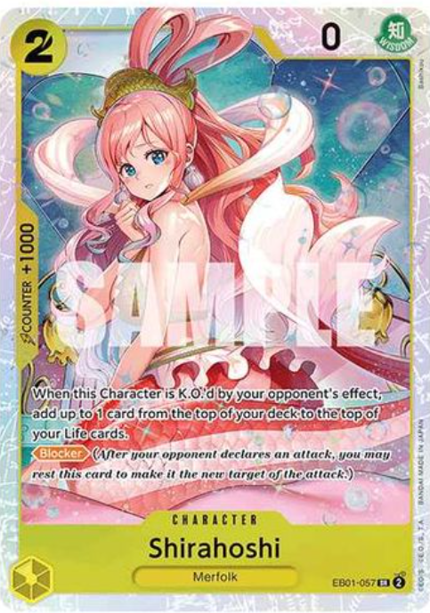 One Piece Card Game Shirahoshi EB01 Memorial Collection EB01-057