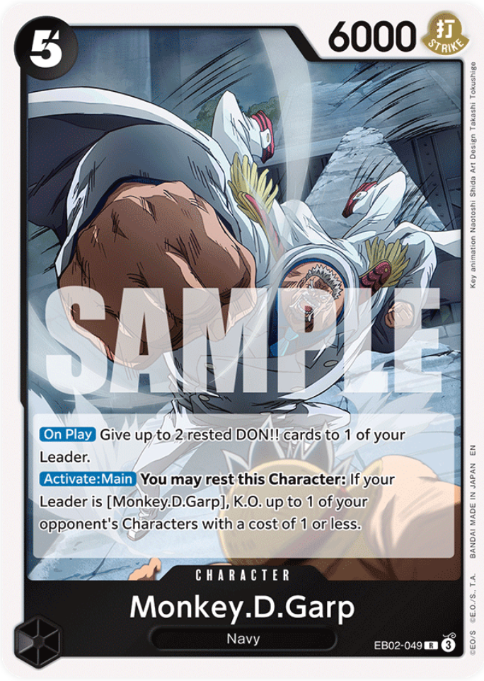 One Piece Card Game Monkey.D.Garp EB02 Anime 25th Collection EB02-049