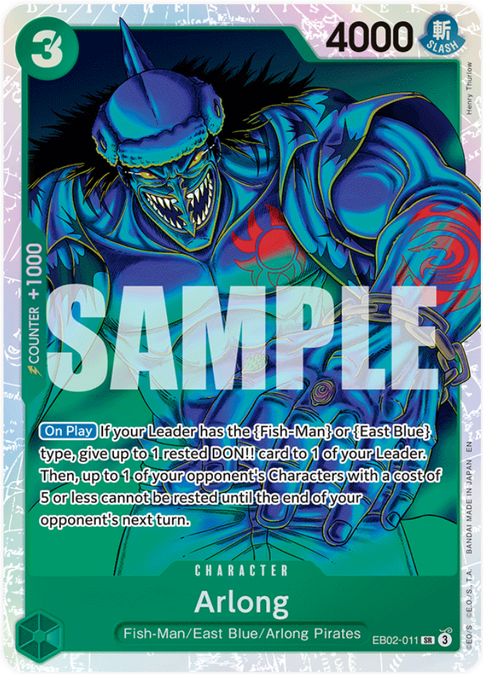 One Piece Card Game Arlong EB02 Anime 25th Collection EB02-011