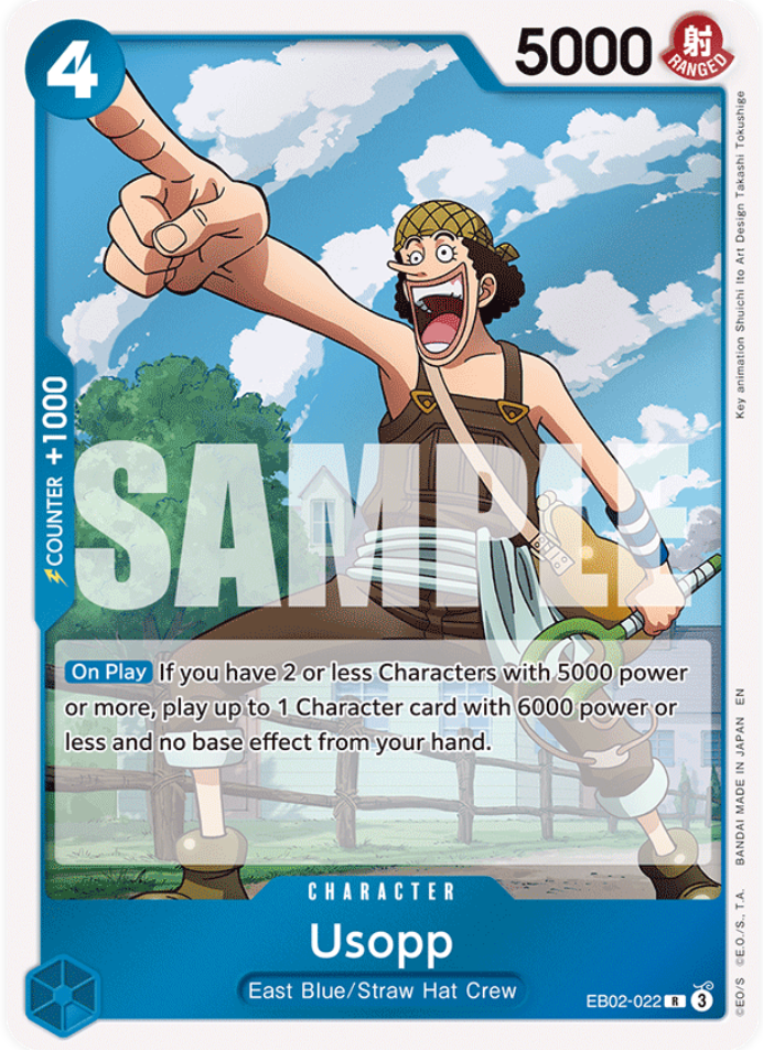 One Piece Card Game Usopp EB02 Anime 25th Collection EB02-022