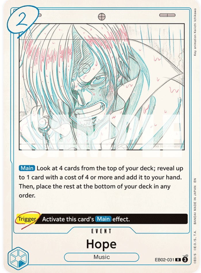 One Piece Card Game Hope EB02 Anime 25th Collection EB02-031