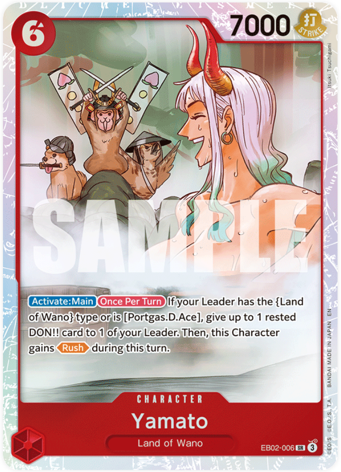 One Piece Card Game Yamato EB02 Anime 25th Collection EB02-006