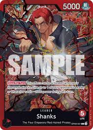 One Piece Card Game Shanks OP09 Starter Deck OP09-001