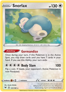 Pokemon TCG Snorlax 131/185 Vivid Voltage