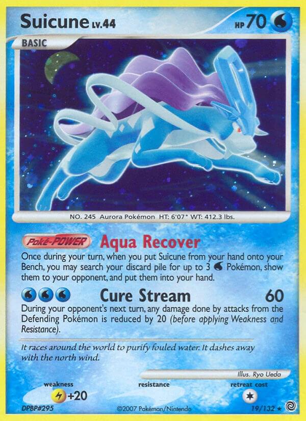 Pokemon TCG Suicune Lv.44 DPBP#295 Secret Wonder