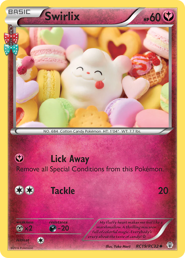 Pokemon TCG Swirlix RC19/RC32 Generation