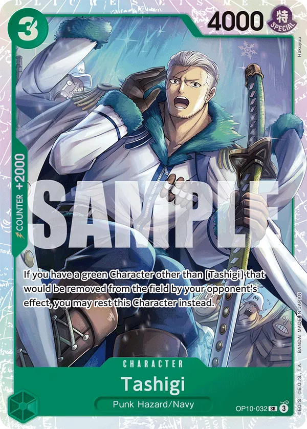 One Piece Card Game Tashigi OP10 Royal Blood OP10-032