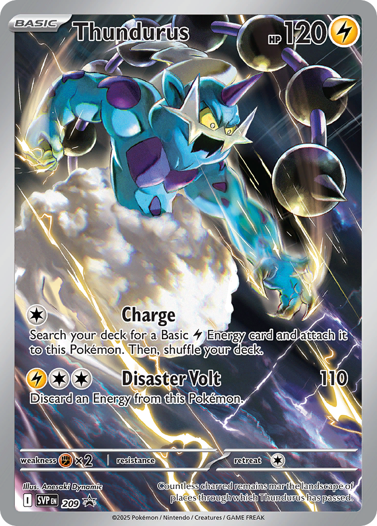 Pokemon TCG Thundurus SVP209 Promo