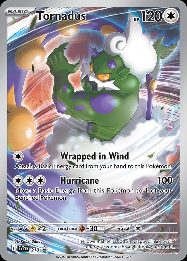 Pokemon TCG Tornadus SVP210 Promo