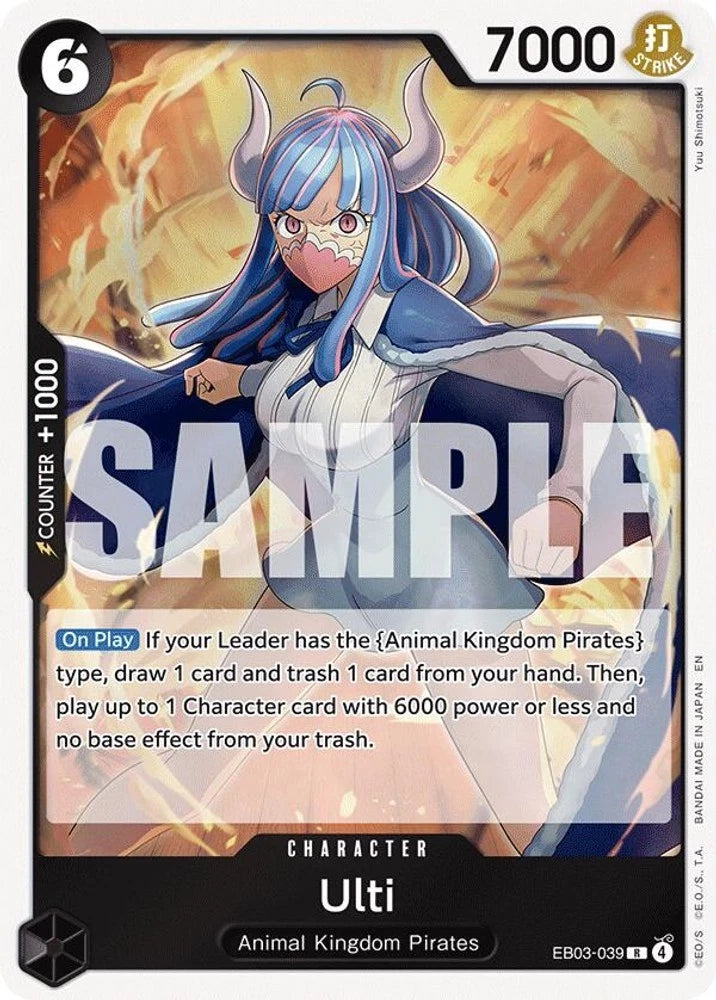 One Piece Card Game Ulti EB03 Extra Booster One Piece Heroines Edition EB03-039